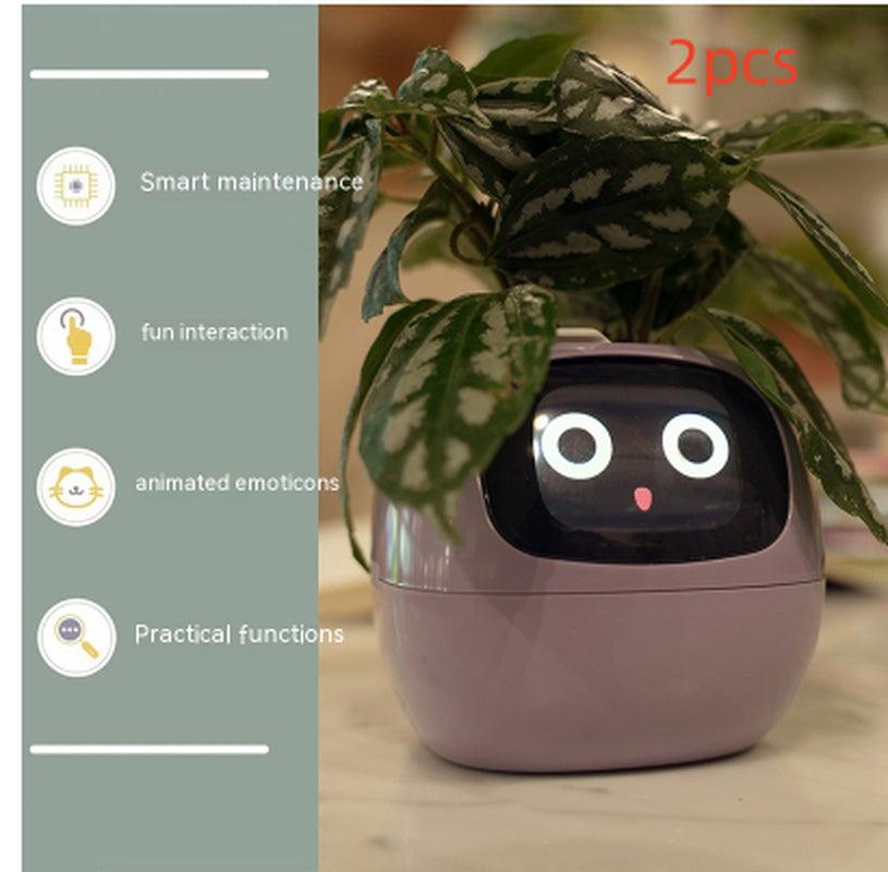 Smart Planter Endless Fun over 49 Rich Expressions 7 Smart Sensors and AI Chips Make Raising Plants Easy and Fun