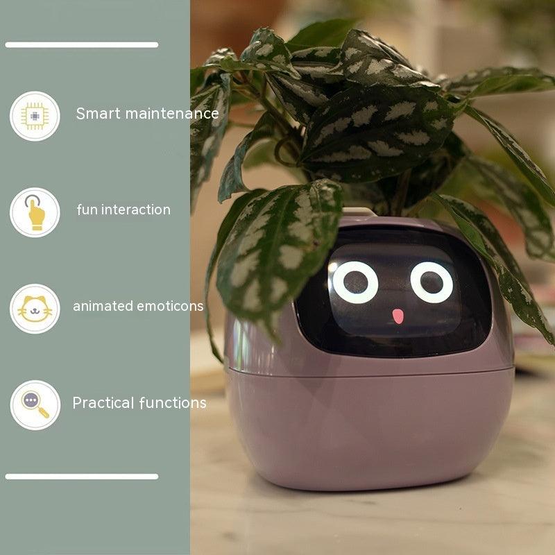 Smart Planter Endless Fun over 49 Rich Expressions 7 Smart Sensors and AI Chips Make Raising Plants Easy and Fun