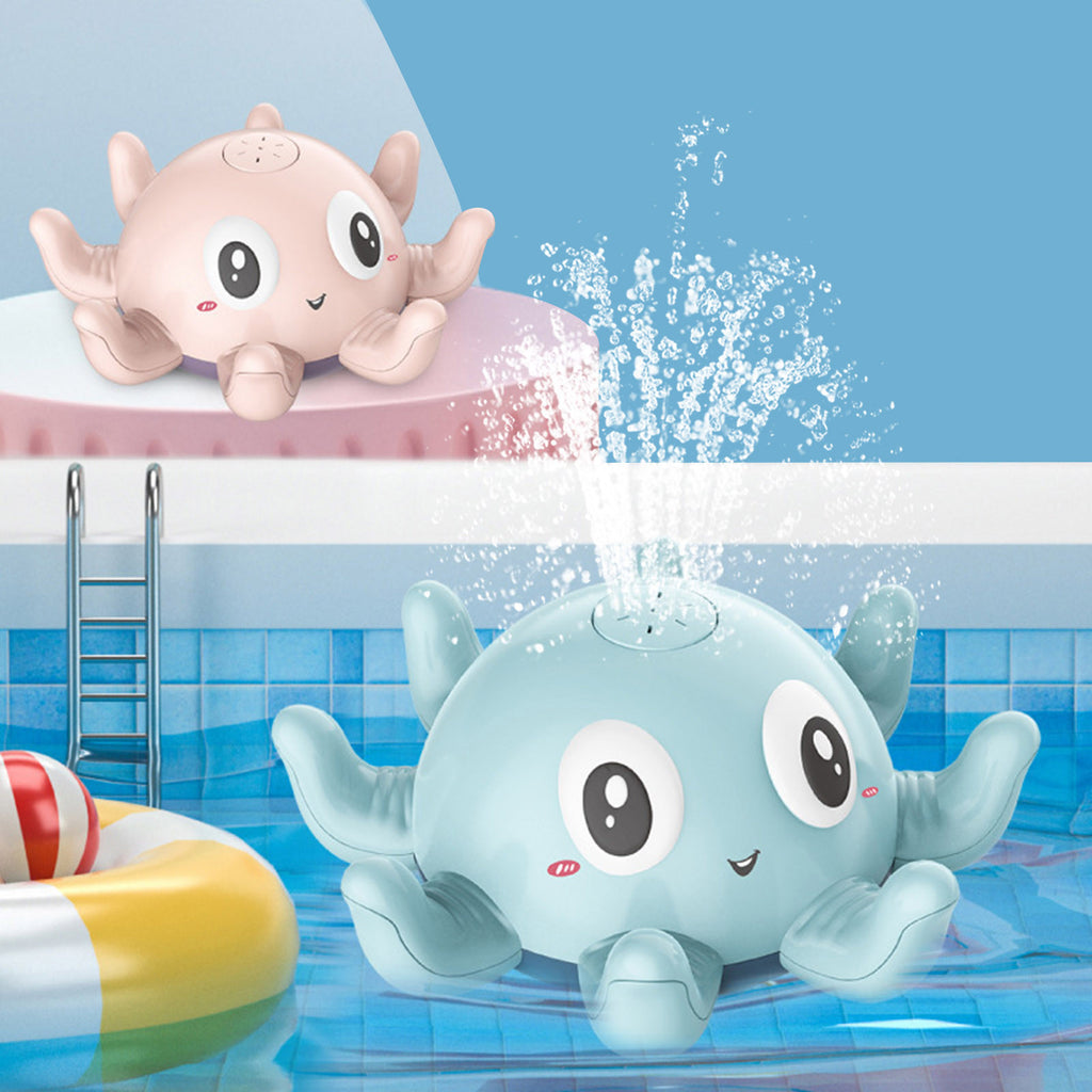 Children'S Automatic Water Spray Bath Toys Bath Fun Toys with Flashing Water Spray Toy Baby Swimming Shower with Toys New