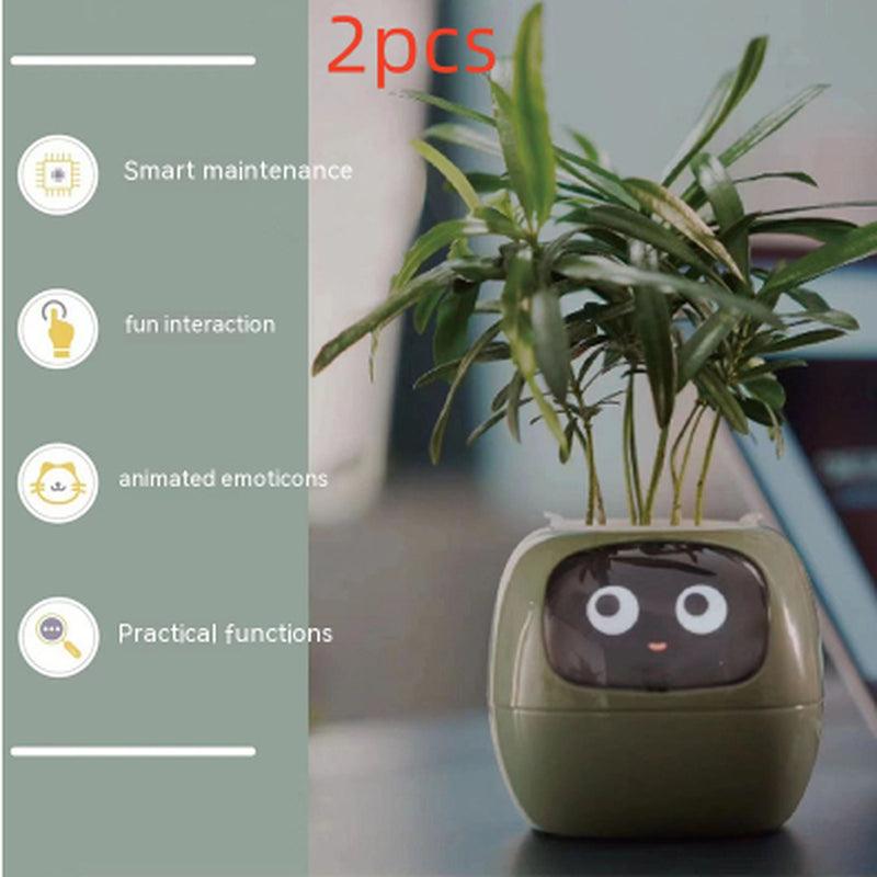 Smart Planter Endless Fun over 49 Rich Expressions 7 Smart Sensors and AI Chips Make Raising Plants Easy and Fun
