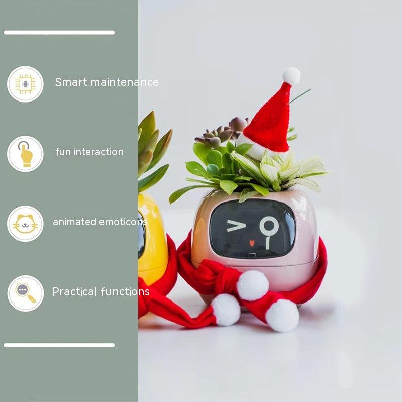 Smart Planter Endless Fun over 49 Rich Expressions 7 Smart Sensors and AI Chips Make Raising Plants Easy and Fun