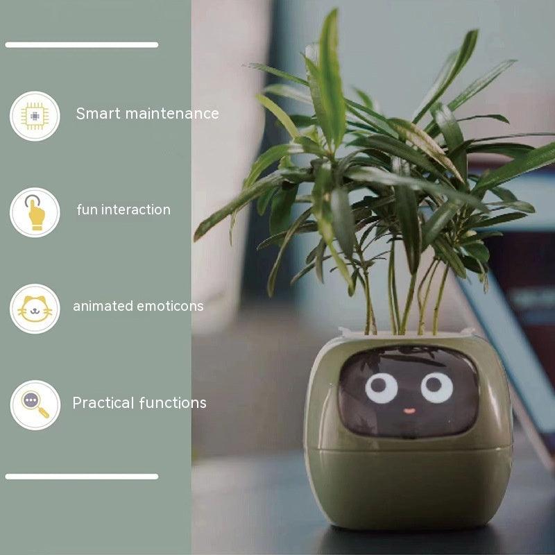 Smart Planter Endless Fun over 49 Rich Expressions 7 Smart Sensors and AI Chips Make Raising Plants Easy and Fun