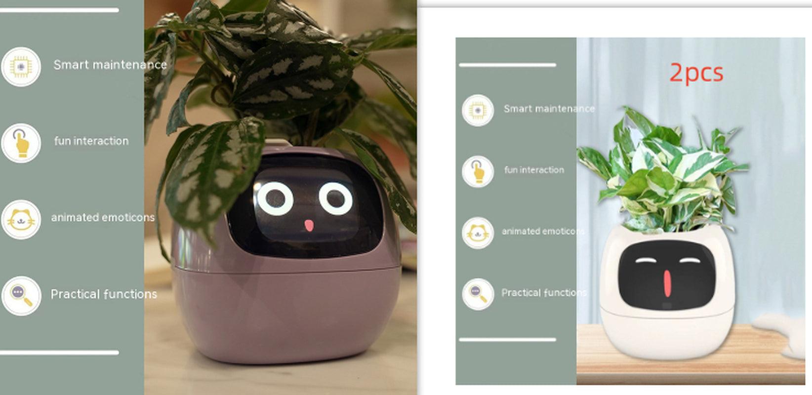 Smart Planter Endless Fun over 49 Rich Expressions 7 Smart Sensors and AI Chips Make Raising Plants Easy and Fun