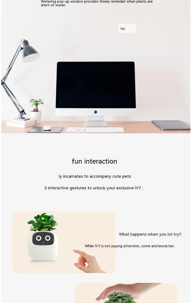Smart Planter Endless Fun over 49 Rich Expressions 7 Smart Sensors and AI Chips Make Raising Plants Easy and Fun