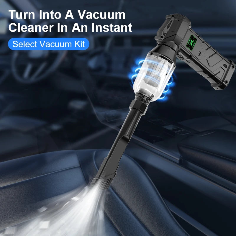 Powerful Violent Fan 1000000RPM Turbo Air Blower 380G Thrust High Speed Brushless Turbo Jet Blower with LED Lighting