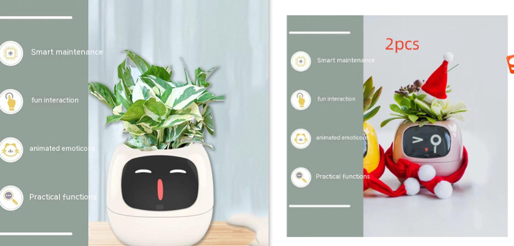 Smart Planter Endless Fun over 49 Rich Expressions 7 Smart Sensors and AI Chips Make Raising Plants Easy and Fun