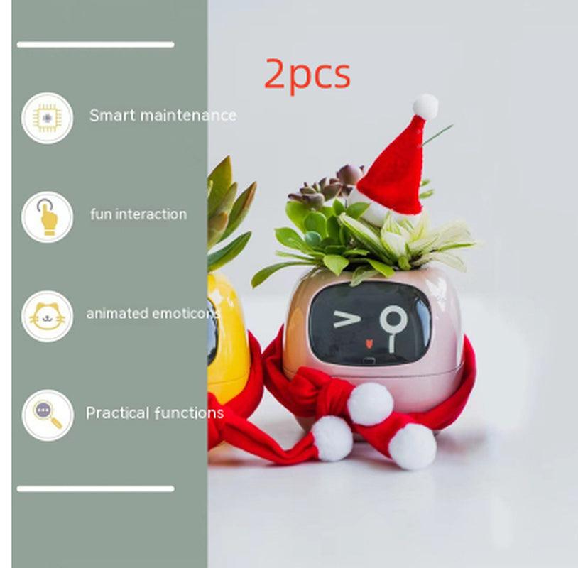 Smart Planter Endless Fun over 49 Rich Expressions 7 Smart Sensors and AI Chips Make Raising Plants Easy and Fun