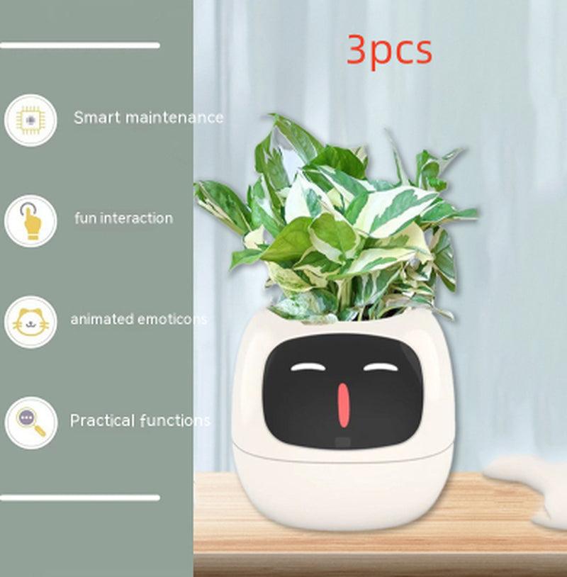 Smart Planter Endless Fun over 49 Rich Expressions 7 Smart Sensors and AI Chips Make Raising Plants Easy and Fun