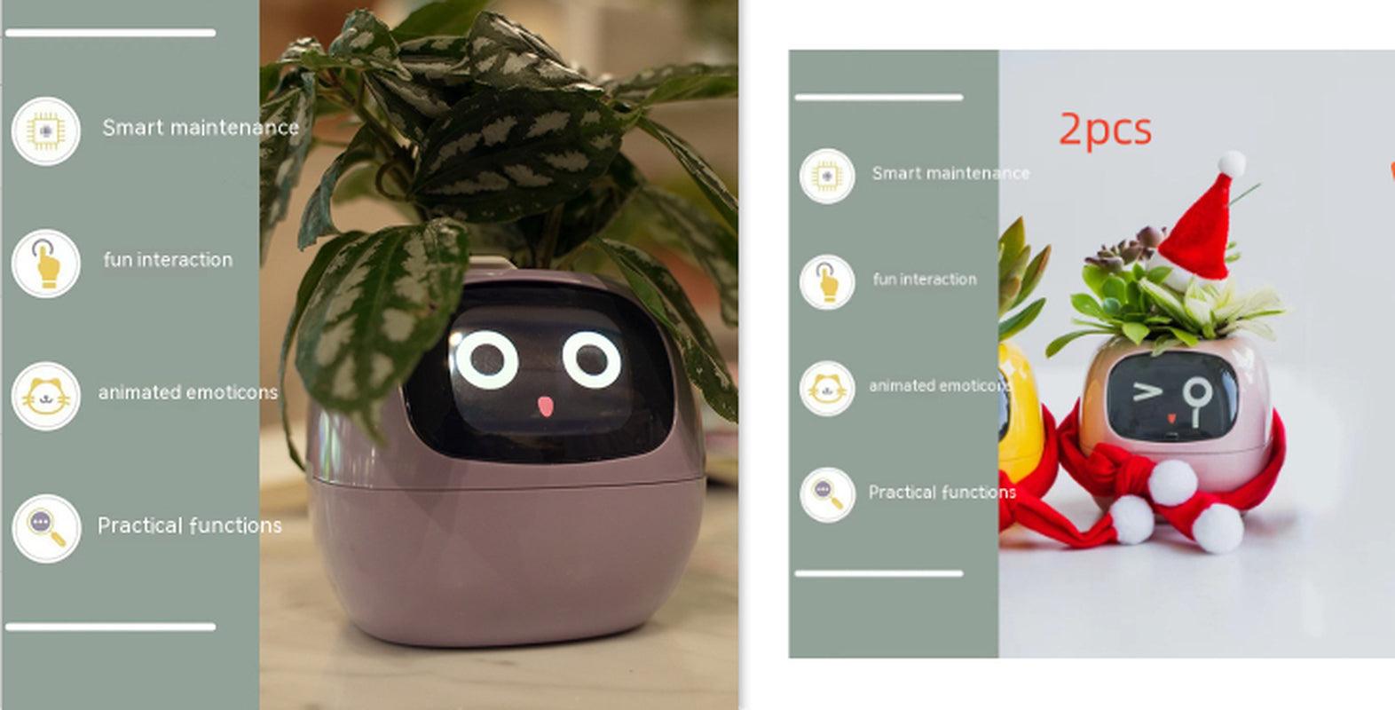 Smart Planter Endless Fun over 49 Rich Expressions 7 Smart Sensors and AI Chips Make Raising Plants Easy and Fun