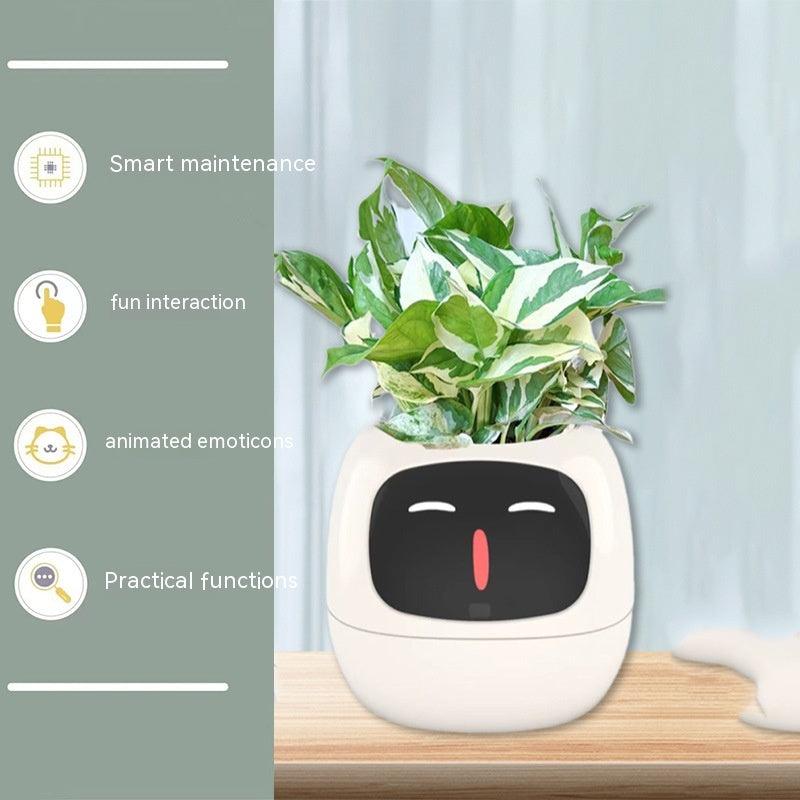 Smart Planter Endless Fun over 49 Rich Expressions 7 Smart Sensors and AI Chips Make Raising Plants Easy and Fun