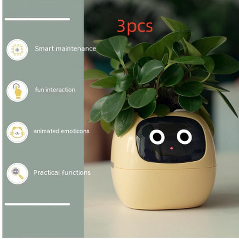 Smart Planter Endless Fun over 49 Rich Expressions 7 Smart Sensors and AI Chips Make Raising Plants Easy and Fun