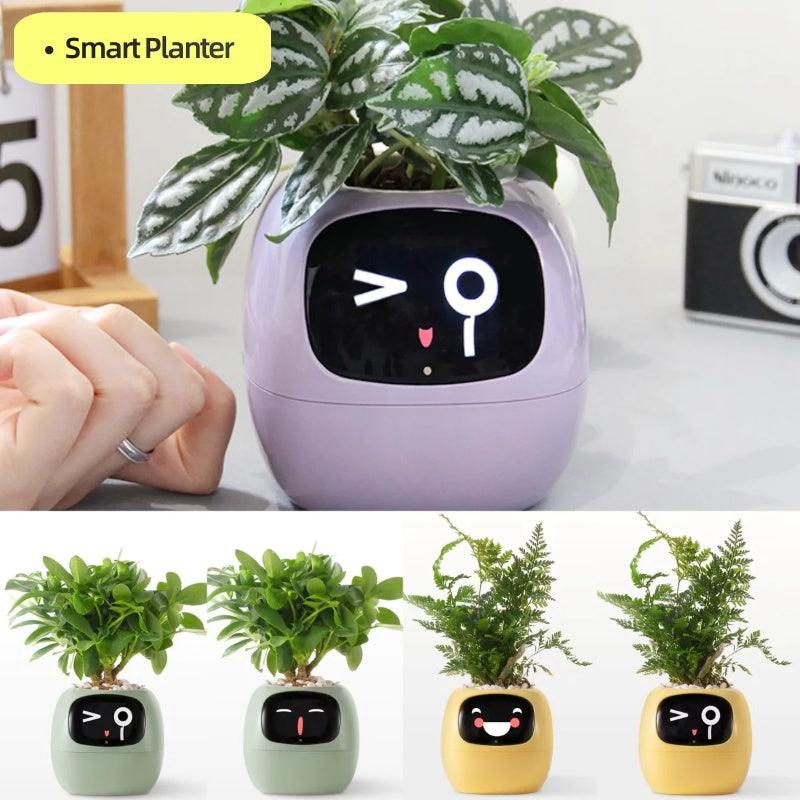 Smart Planter Endless Fun over 49 Rich Expressions 7 Smart Sensors and AI Chips Make Raising Plants Easy and Fun