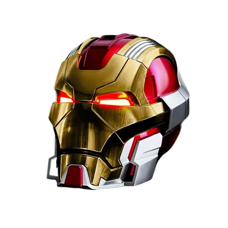 Iron Man Mk5 Helmet Automatoc 1:1 Voice Control Avengers Mk5 Mk50 Mk17 Cosplay with Led Light Electronic Close Ironman Helmet