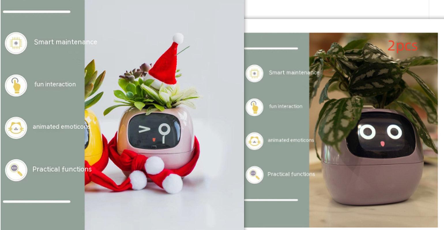 Smart Planter Endless Fun over 49 Rich Expressions 7 Smart Sensors and AI Chips Make Raising Plants Easy and Fun