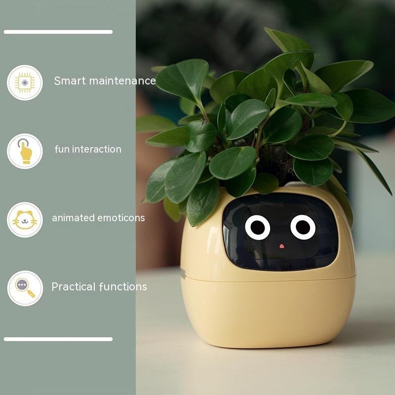 Smart Planter Endless Fun over 49 Rich Expressions 7 Smart Sensors and AI Chips Make Raising Plants Easy and Fun