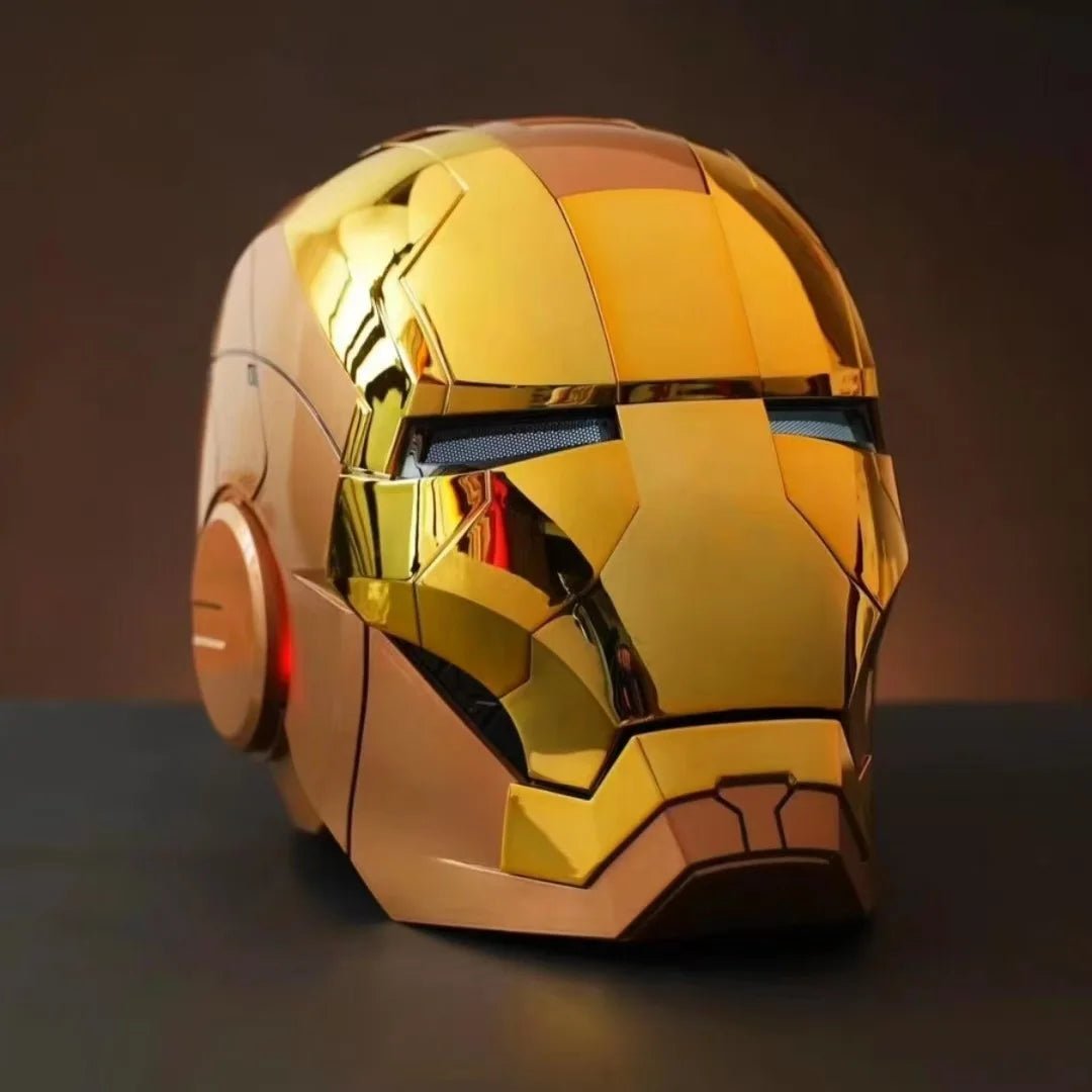 Iron Man Mk5 Helmet Automatoc 1:1 Voice Control Avengers Mk5 Mk50 Mk17 Cosplay with Led Light Electronic Close Ironman Helmet