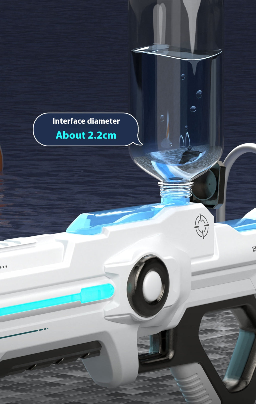 Electric Water Gun Automatic Water Feeding High Voltage Pulse Children Toy Gun