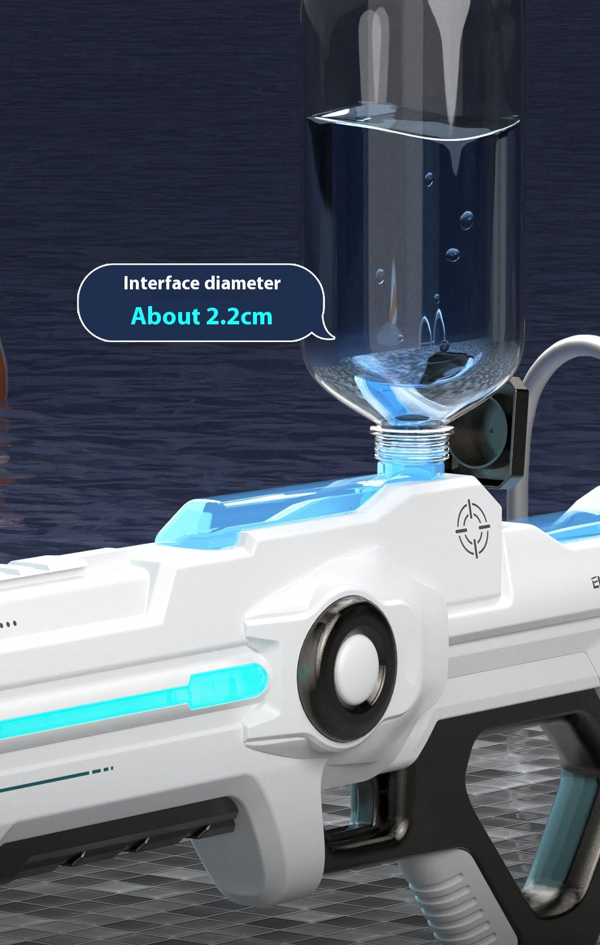 Electric Water Gun Automatic Water Feeding High Voltage Pulse Children Toy Gun